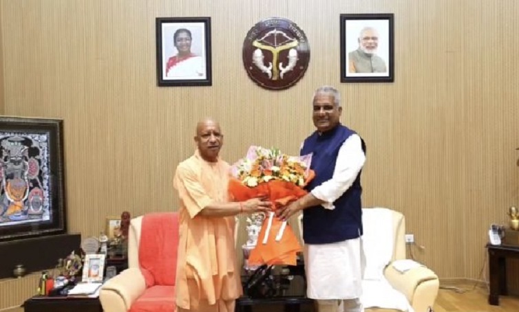 केंद्रीय मंत्री भूपेंद्र यादव से CM योगी आदित्यनाथ ने की शिष्टाचार भेंट