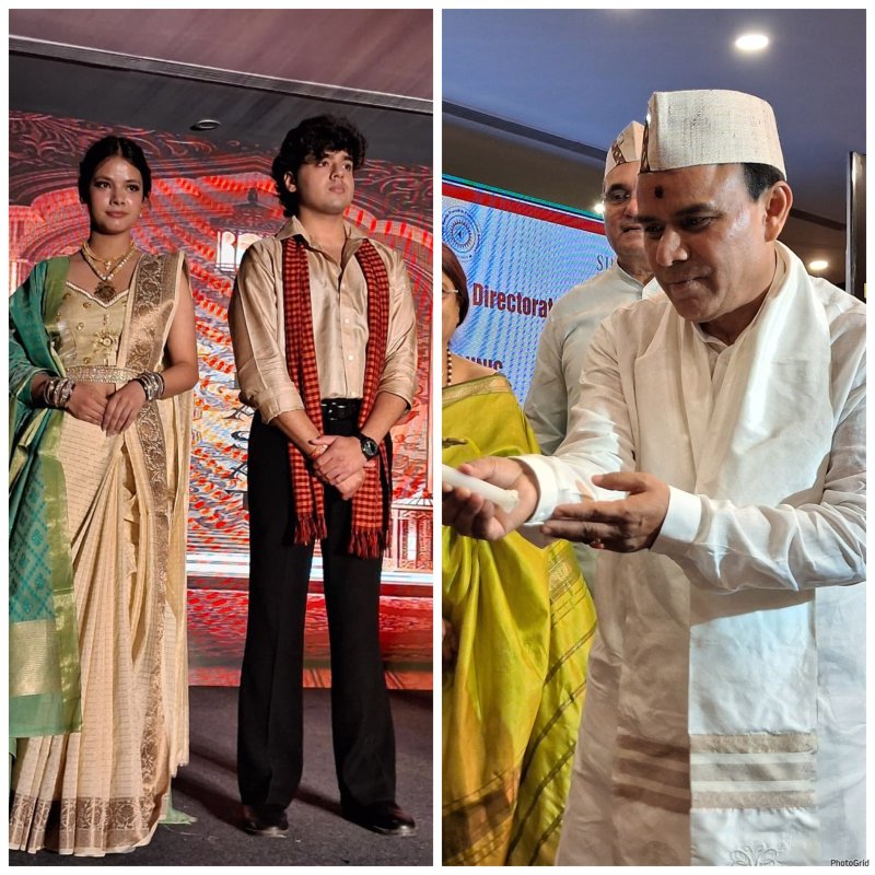 ‘रिवायत-ए-रेशम’ फैशन शो में बिखेरी दून सिल्क की रेशमी चमक