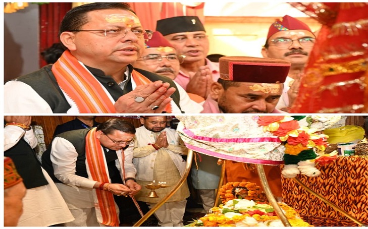 PM मोदी के 25 साल के राष्ट्रसेवा सफर पर CM धामी ने काशी विश्वनाथ में की पूजा